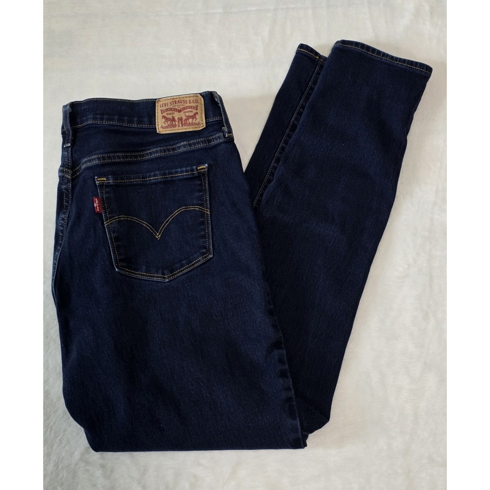 Levis Womens 31x30 311 Shaping Skinny Dark Wash high rise Denim Jean Western 90s